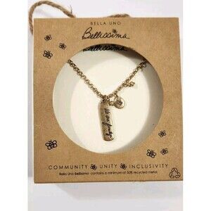 Bella Uno Bellissima “ We are Family “ Necklace Community Unity Inclusivity NIB